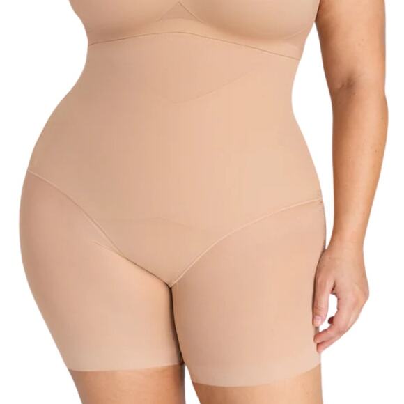 Honeylove Shorts Women XL Neutral Superpower Compression High Rise Shapewear NWT - Picture 1 of 12
